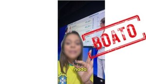 É falso que a interrupção na divulgação dos resultados tenha fraudado o resultado do 1º turno para presidente