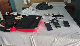 Preso cearense acusado de usar maquinetas para aplicar golpes em idosos em Maceió