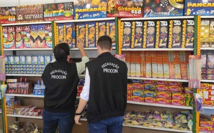 São João: Procon Maceió orienta consumidores na compra de fogos de artifício