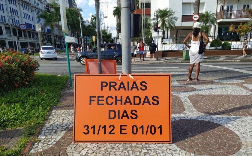 Secretário fala em 'fechar praias' mais uma vez caso Covid-19 avance em Santos