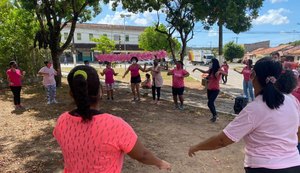 Profissionais de saúde de Fernão Velho realizam evento em alusão ao Outubro Rosa