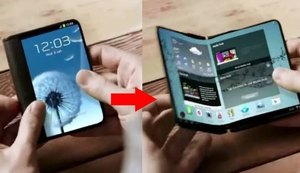 Samsung diz que seu celular dobrável será também um 'tablet de bolso'