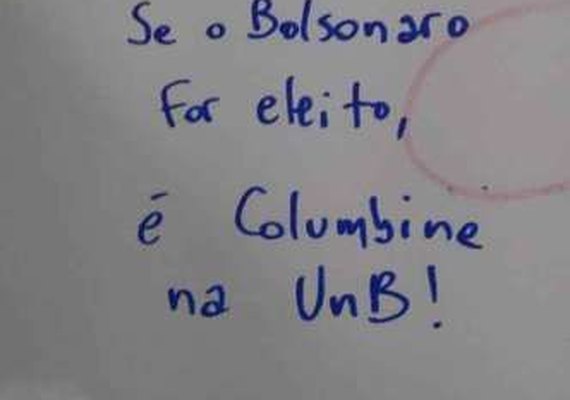 UnB é pichada com ameaça de massacre