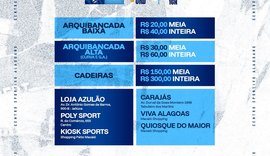 CSA inicia venda de ingressos para partida de volta da semifinal contra o CRB