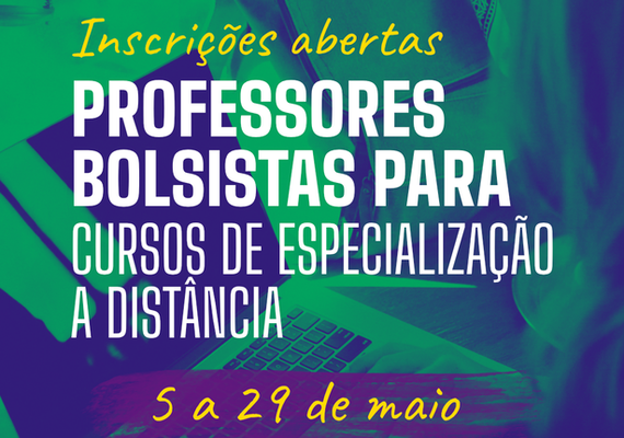 Ufal seleciona professores bolsistas para cursos de especialização a distância