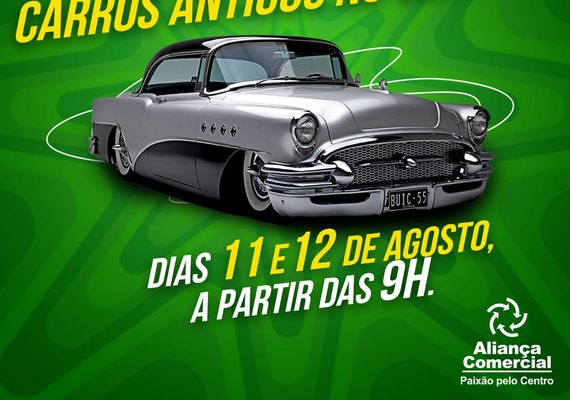 Aliança Comercial promove XI Exposição de Carros Antigos