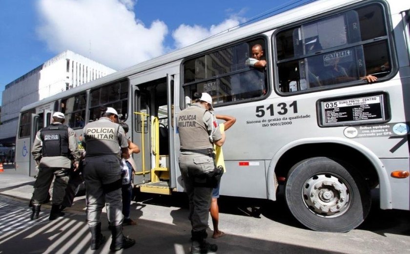 Maceió registra menor número de assaltos a ônibus desde 2012