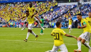 Mina marca novamente e Colômbia passa na liderança do Grupo H