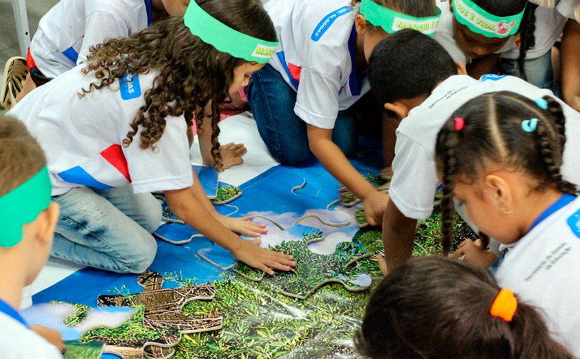 Educação ambiental: projeto “Sede de Aprender” participa de ação com alunos da rede pública estadual