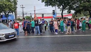 Trabalhadores do Hospital Veredas iniciam atos públicos na Fernandes Lima