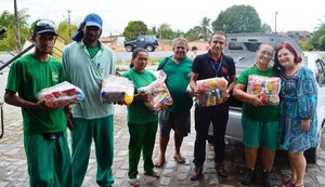 Após assalto, Coopeal visita sede da Cooprel e entrega cestas básicas