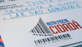 Nota Fiscal Cidadã sorteia R$ 800 mil nesta segunda-feira (9)