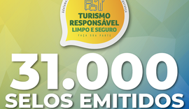 Selo Turismo Responsável alcança a marca de 31 mil adesões