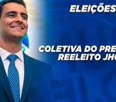 Coletiva do prefeito reeleito de Maceió, JHC