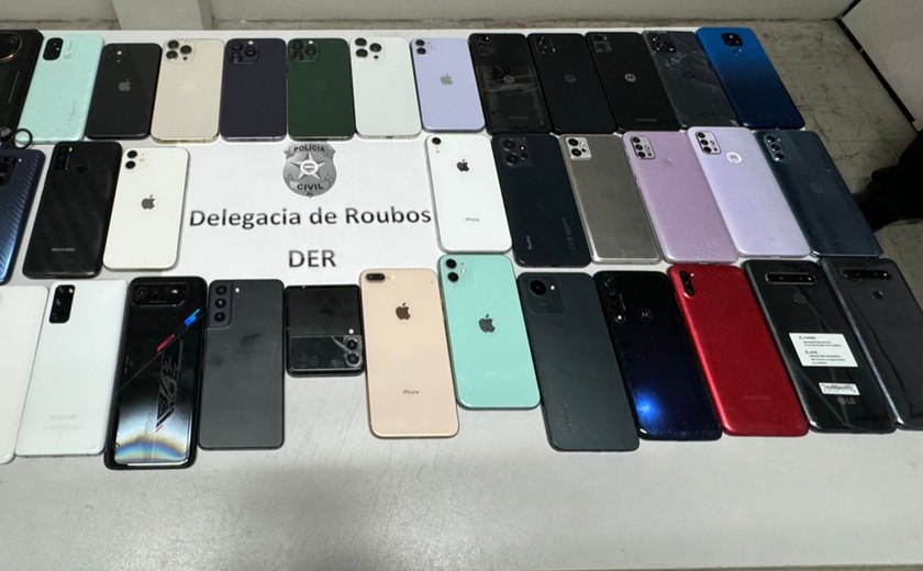 Cerca de 45 celulares roubados entre março e abril foram recuperados