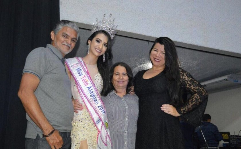 Modelo da cidade de Senador Rui Palmeira é eleita Miss Teen Alagoas