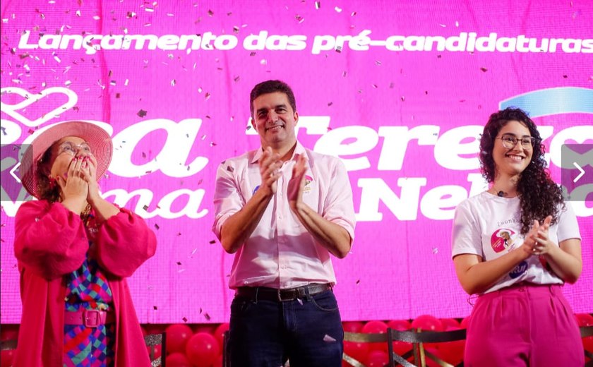 Rui Palmeira prestigia lançamento das pré-candidaturas de Tereza e Teca Nelma pelo PSD
