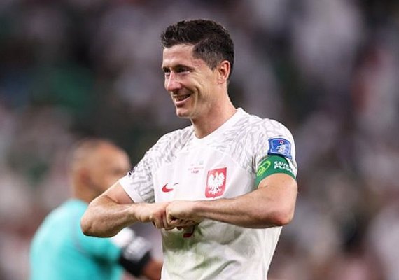 Lewa marca pela 1ª vez numa Copa do Mundo e Polônia faz 2x0 na Arábia Saudita