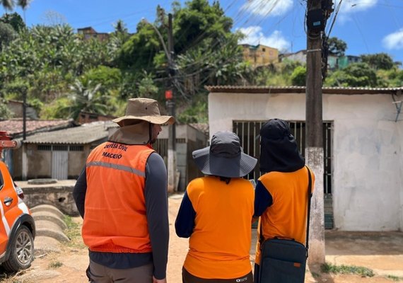 Defesa Civil de Maceió realiza nova etapa de mapeamento de áreas de risco