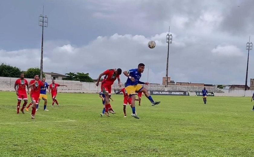 Dimensão Saúde e Aliança empatam e pontuam pela primeira vez na Copa Alagoas