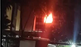Gestante de seis meses é socorrida após incêndio em apartamento na Ponta Verde