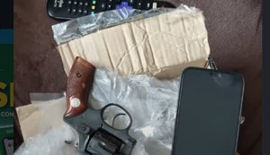 PC prende homem por posse ilegal de arma durante ação conjunta com a Receita Federal