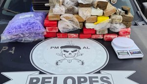 Polícia Militar apreende 24 quilos de maconha em Arapiraca
