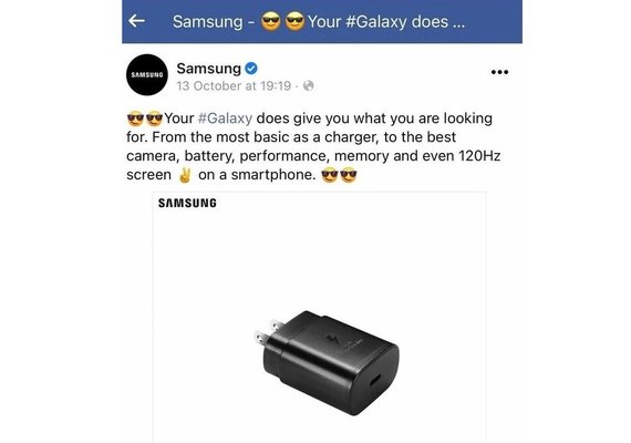 Samsung volta atrás e apaga post que ironizava iPhone 12 sem carregador