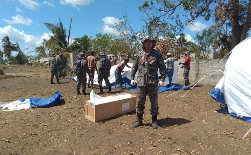 Bombeiro alagoano participa do resgate a vítimas de ciclone em Moçambique