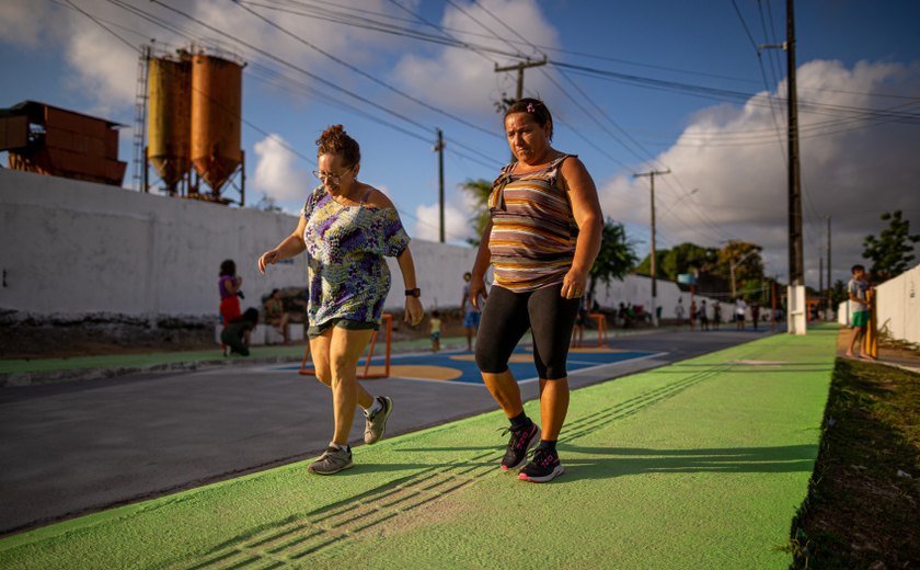 Rua Aberta no Osman Loureiro atrai moradores para prática esportiva e lazer