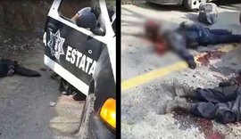 Criminosos mexicanos divulgam vídeo de execução de policiais