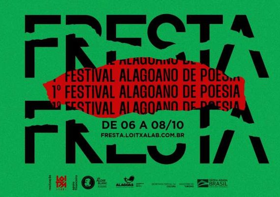 Começa nesta 4ª o Fresta, festival de poesia on-line premiado na lei Aldir Blanc em AL