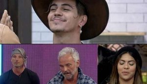 'A Fazenda 12': Biel vence prova e Tays, Juliano e Mateus estão na Roça