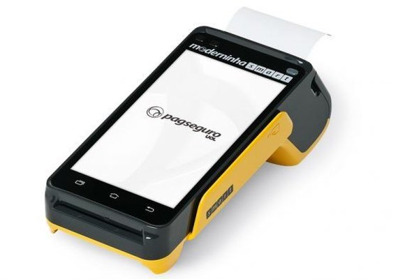 PagSeguro lança maquininha de cartão com 4G, NFC e Android