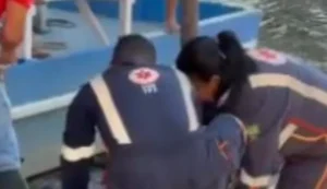 Samu é acionado para atender mulher que caiu de ponte na Barra de Santo Antônio