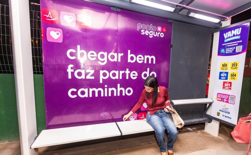 Prefeitura de Maceió inova e lança o Ponto Seguro para melhorar a segurança em abrigos de ônibus