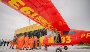 Novo avião do Serviço Aeromédico de Alagoas faz o primeiro atendimento