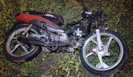 Duas pessoas ficam feridas em colisão frontal entre motocicletas