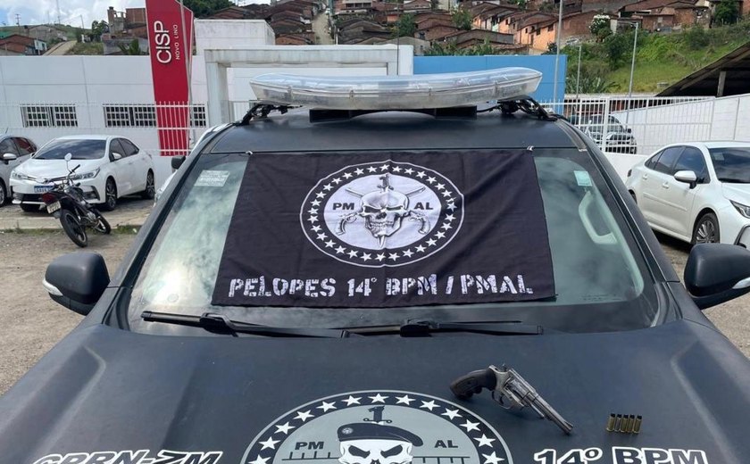 PM/AL apreende revólver e prende foragidos por crimes sexuais no interior