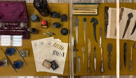 Peças do CCM integram exposição sobre a história da escrita, em Belo Horizonte