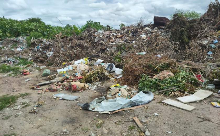 FPI flagra lixão em São José da Tapera e aplica multa de R$ 80 mil