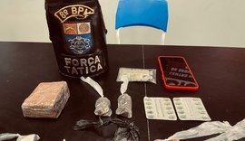 Polícia prende dois suspeitos de tráfico de drogas em Rio Largo