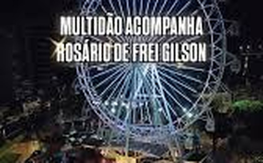 Multidão enfrenta chuva e lota orla de Pajuçara para oração com Frei Gilson