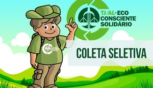 TJ/AL premia servidores que se destacaram na coleta seletiva
