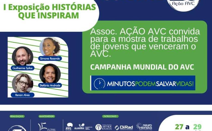 Associação Ação AVC realiza exposição em alusão ao Dia Mundial do AVC, no Maceió Shopping