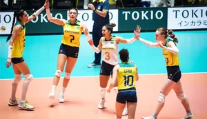 Brasil vence Bélgica e se mantém vivo no Pré-Olímpico de vôlei feminino