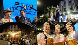 Ministro do Turismo prestigia abertura da Oktoberfest, em Blumenau (SC)