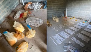 Mais de 109 kg de explosivos são encontrados em antiga área de empresa em Maceió