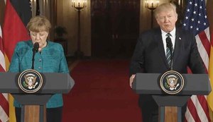 'Imigração é privilégio, não um direito', diz Trump após encontro com Merkel