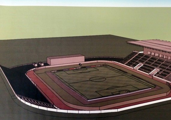 Obra da 'Arena do Rei', em homenagem a Pelé, não sai do papel em sua cidade natal